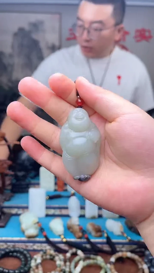 和田玉未镶嵌挂件1