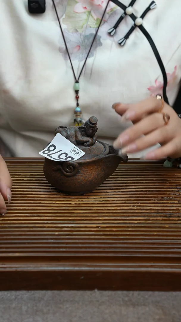 万古烧粗陶手工茶具