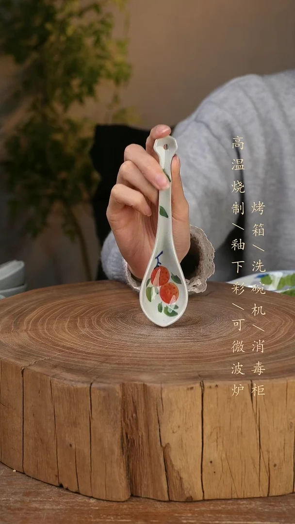 碗瓷景德镇手工手绘高温瓷釉下彩