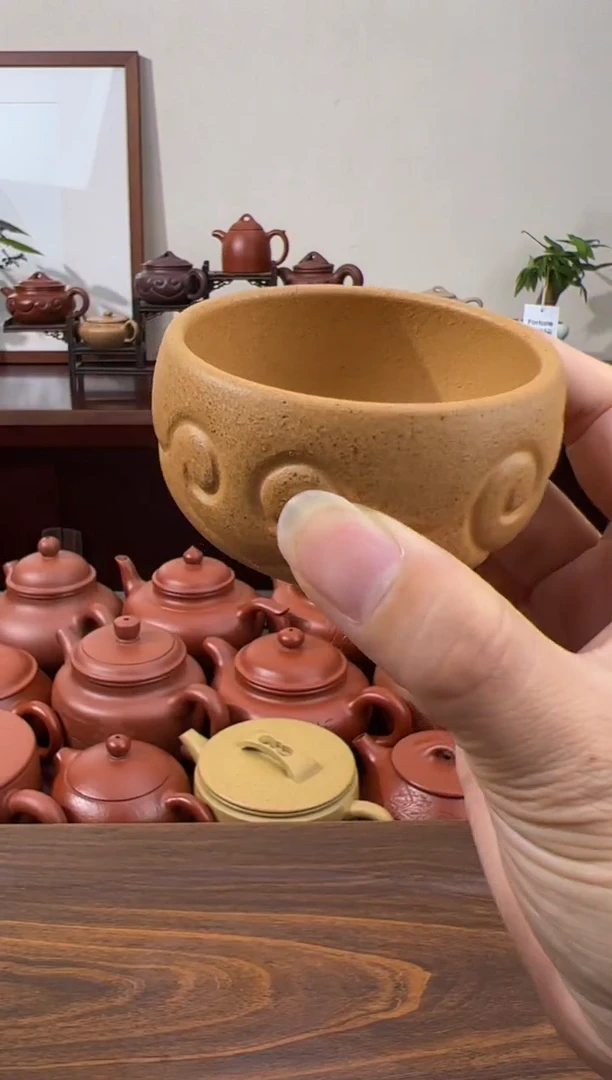 茶壶紫砂黄金段如意主人杯