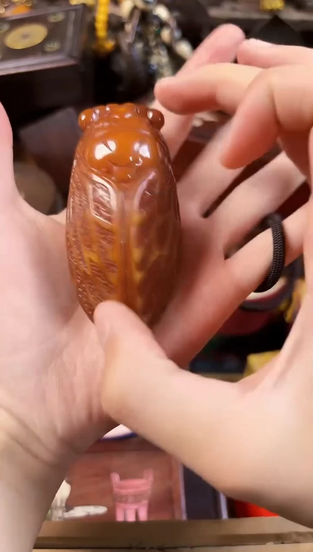 未镶嵌蜜蜡耳饰------------------