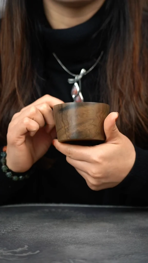 【闪购商品】金丝楠木雕手作原木精工香插687