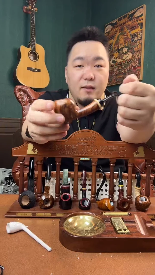 石楠木木雕款意大利进口石楠木烟斗