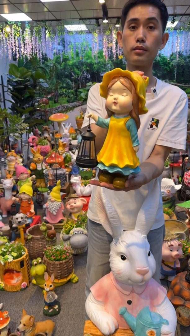 无花朵花园庭院摆件&00&