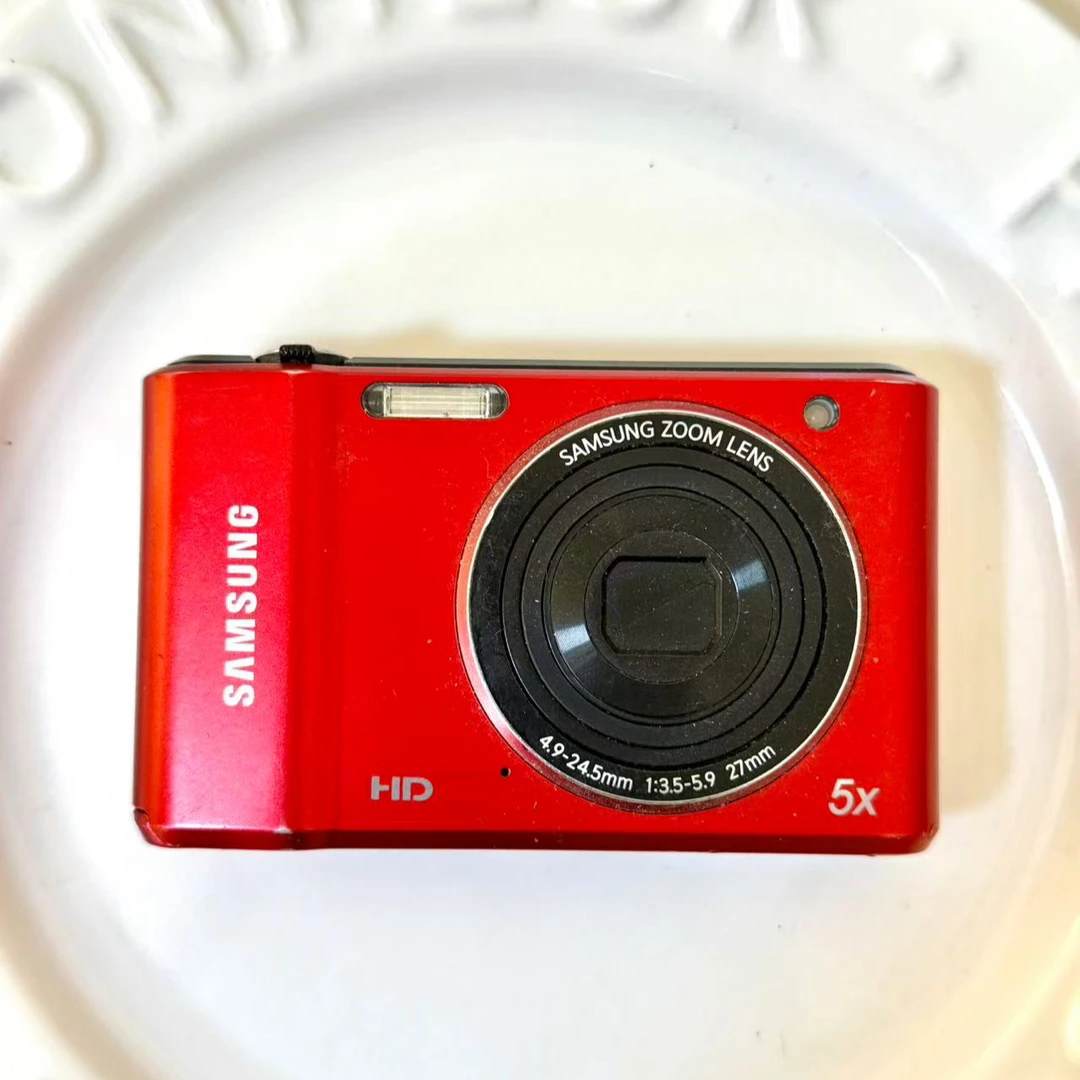 9新 Samsung/三星 ES90 红色 1420w像素5倍光变 冷白皮氛围感ccd