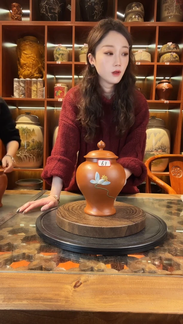 罐云南建水紫陶复烧小茶罐@61