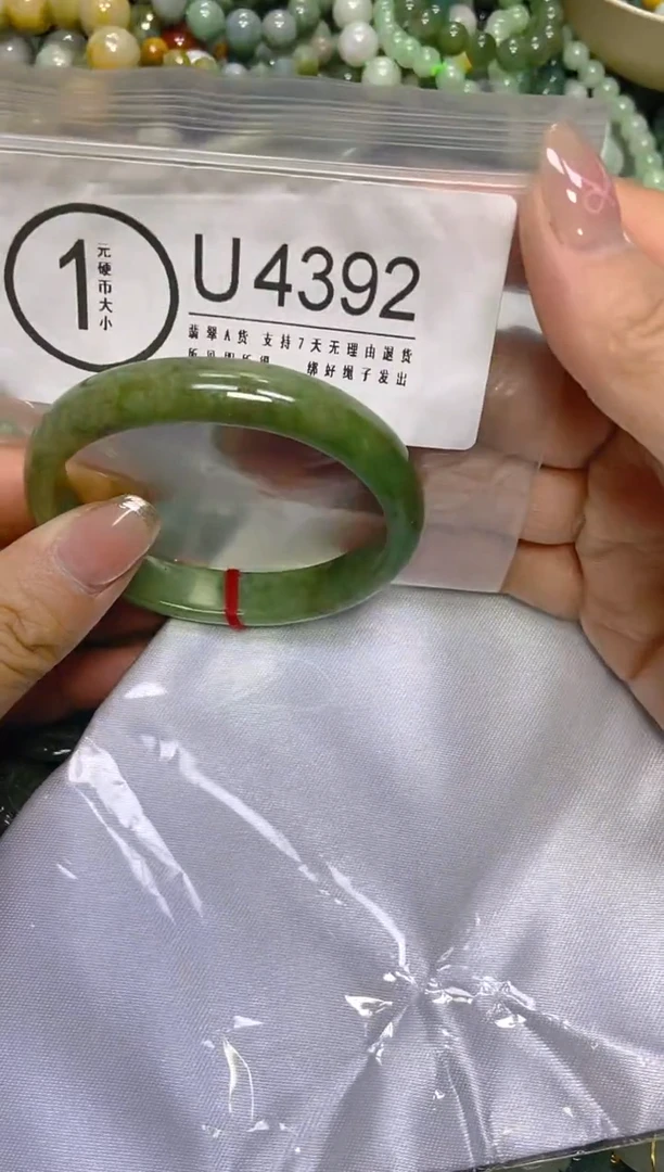 颈饰未镶嵌翡翠52-53/U/翡翠A货，一件也是批发价