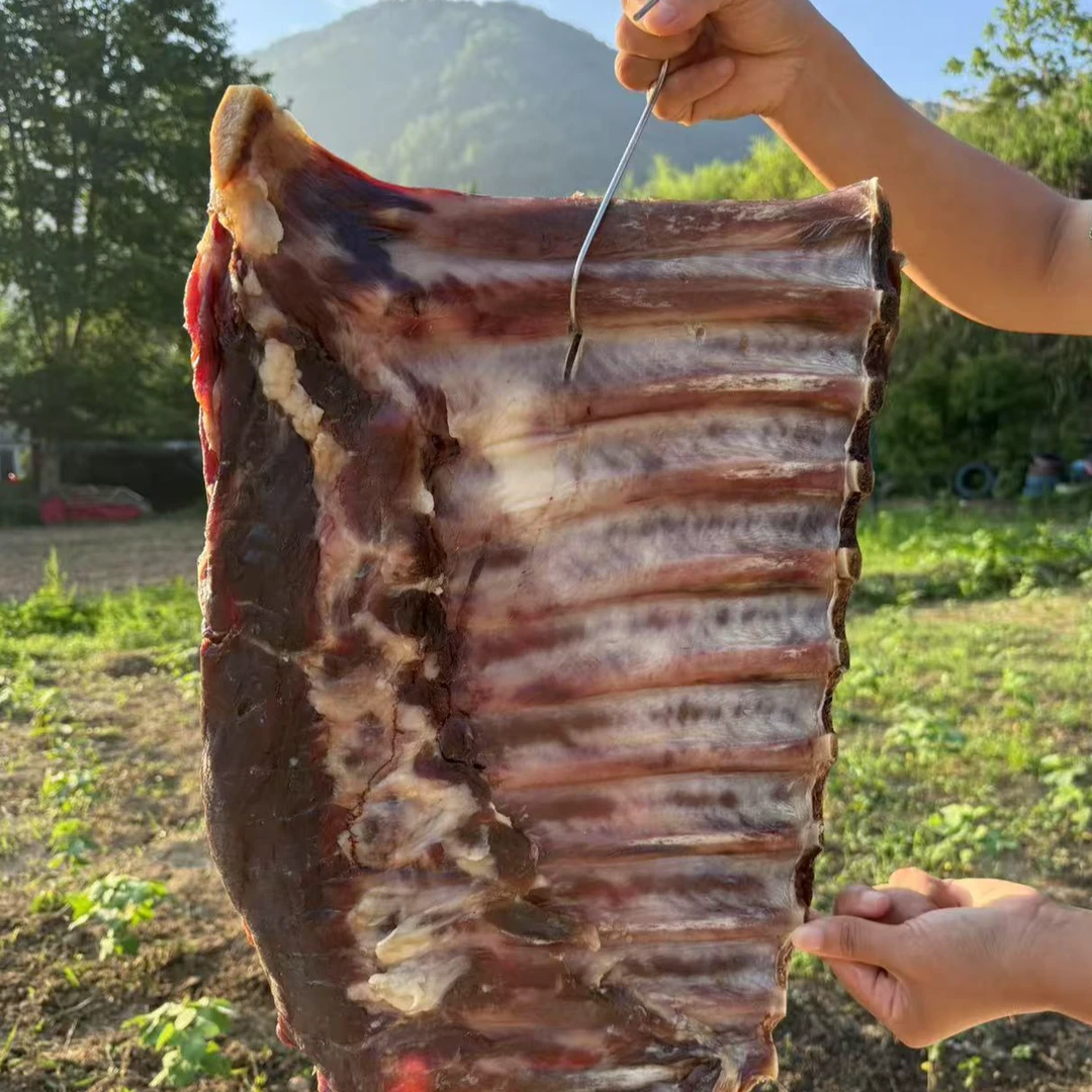 {军哥} 排骨 大别山黑毛土猪肉 现场称重 一物一称