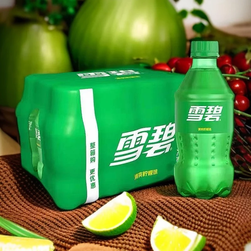 【主播推荐】5瓶/12瓶柠檬雪碧300ML小瓶装网红饮料经典好喝清爽JX