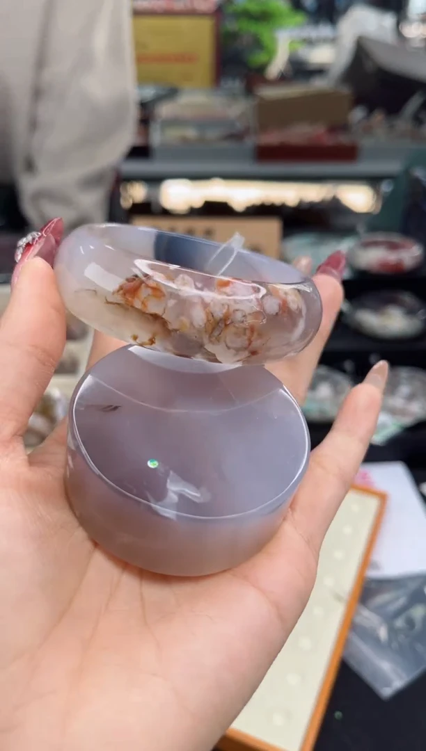 【闪购商品】石英质玉手镯未镶嵌57圈口（赠品镯心）6451642