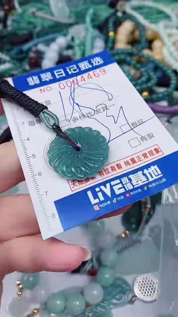 翡翠未镶嵌颈饰00004469