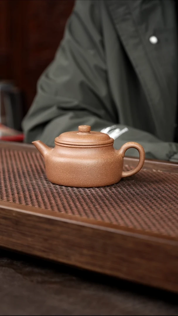 茶壶紫砂青降坡扁剑流德钟