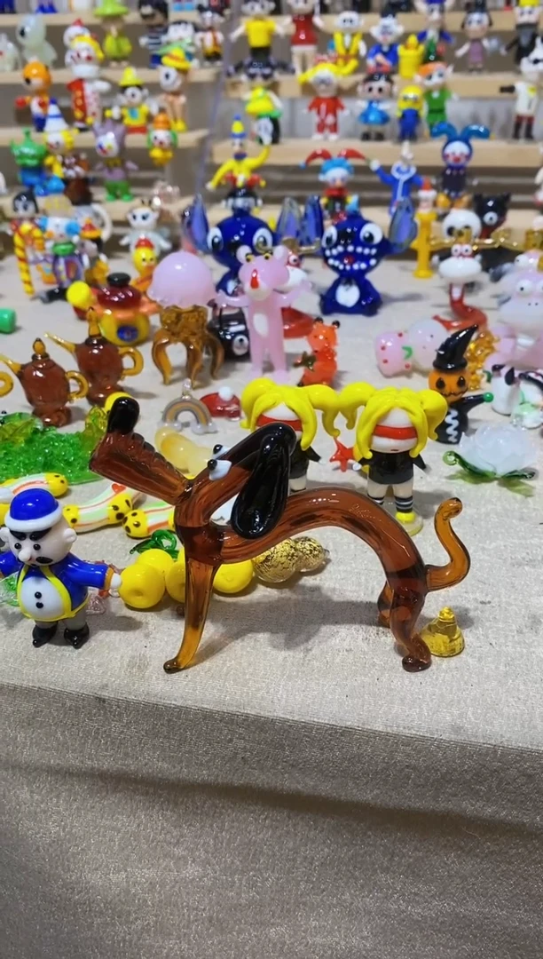 【闪购商品】琉璃手工艺品便便狗