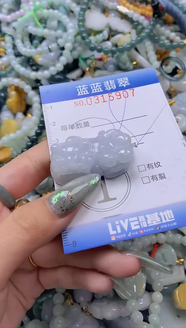 翡翠未镶嵌颈饰闪购0315907