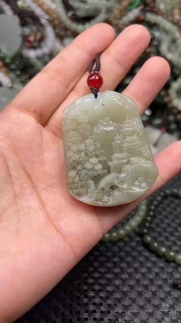 颈饰未镶嵌和田玉1