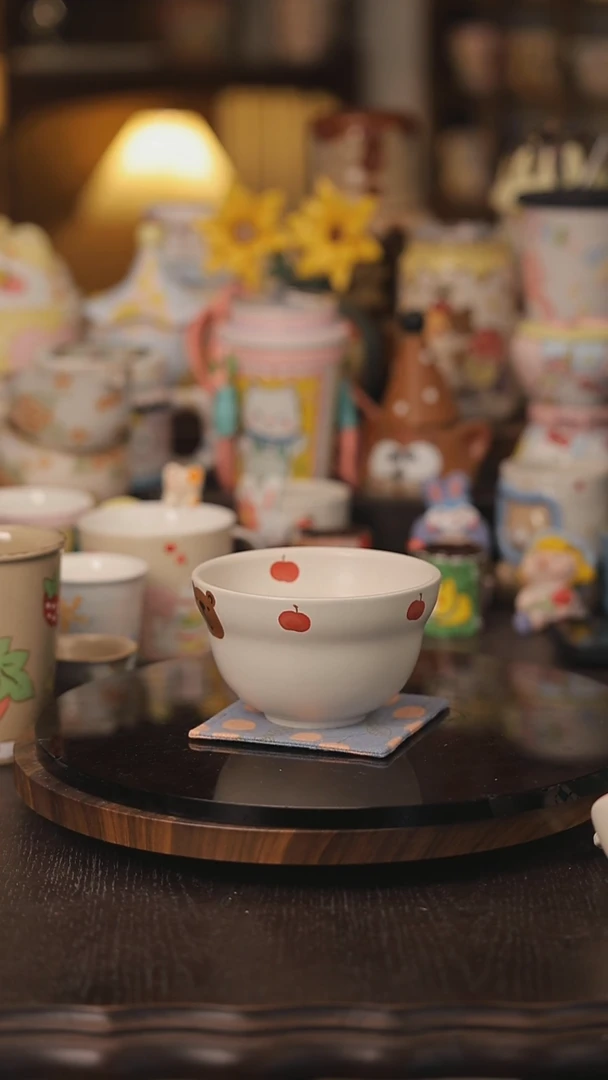 摆件景德镇釉下彩绘设计师款式陶瓷