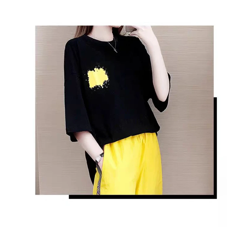 夏季圆领休闲T恤上衣T308