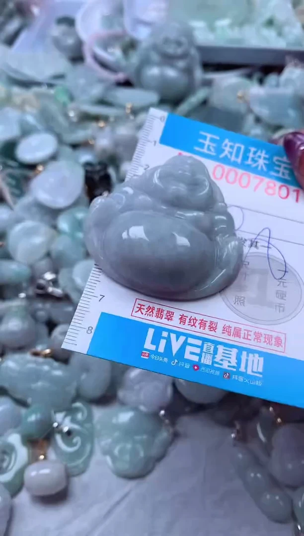 翡翠未镶嵌吊坠(不含链)7801