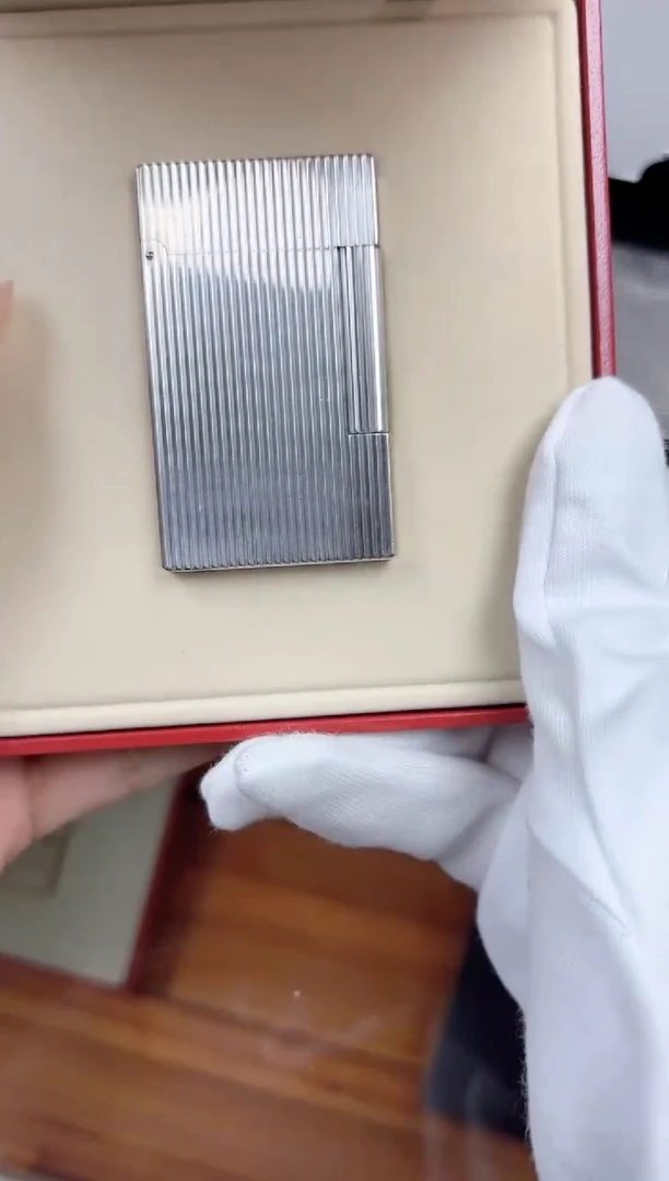 纯铜都家L2银色 竖条纹 带盒