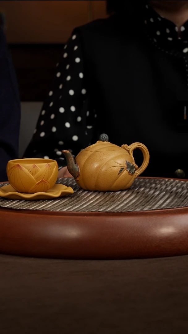 茶壶紫砂【P070】瓜趣 150c  GJF