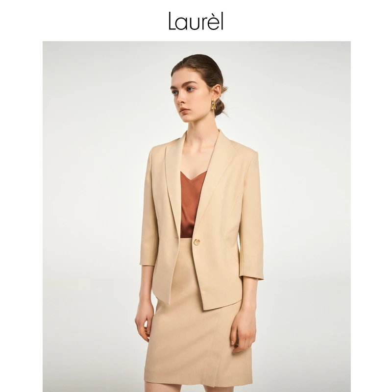 【晨粉专享】Laurel春夏新款女西装LWD341T00800