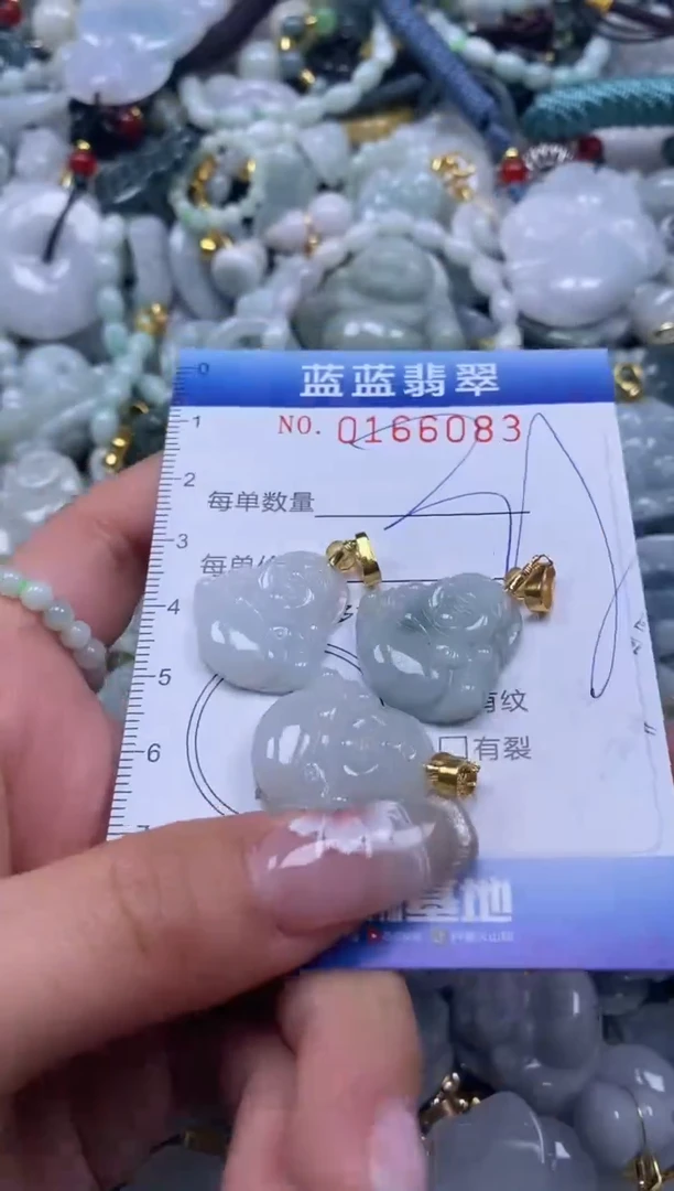【闪购商品】翡翠颈饰未镶嵌闪购0166083多样性发其一