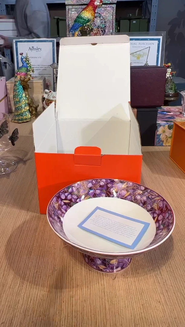 【闪购商品】杯73万紫千红高脚盘