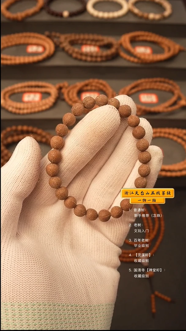 吊坠五线菩提紧*周y手串