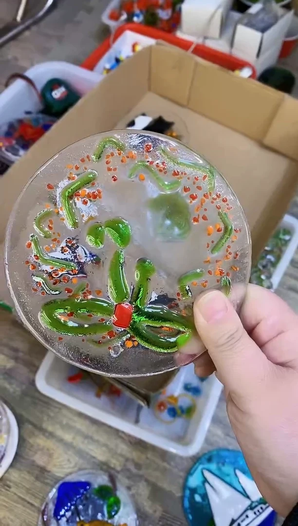 【闪购商品】琉璃手工艺品微瑕片片