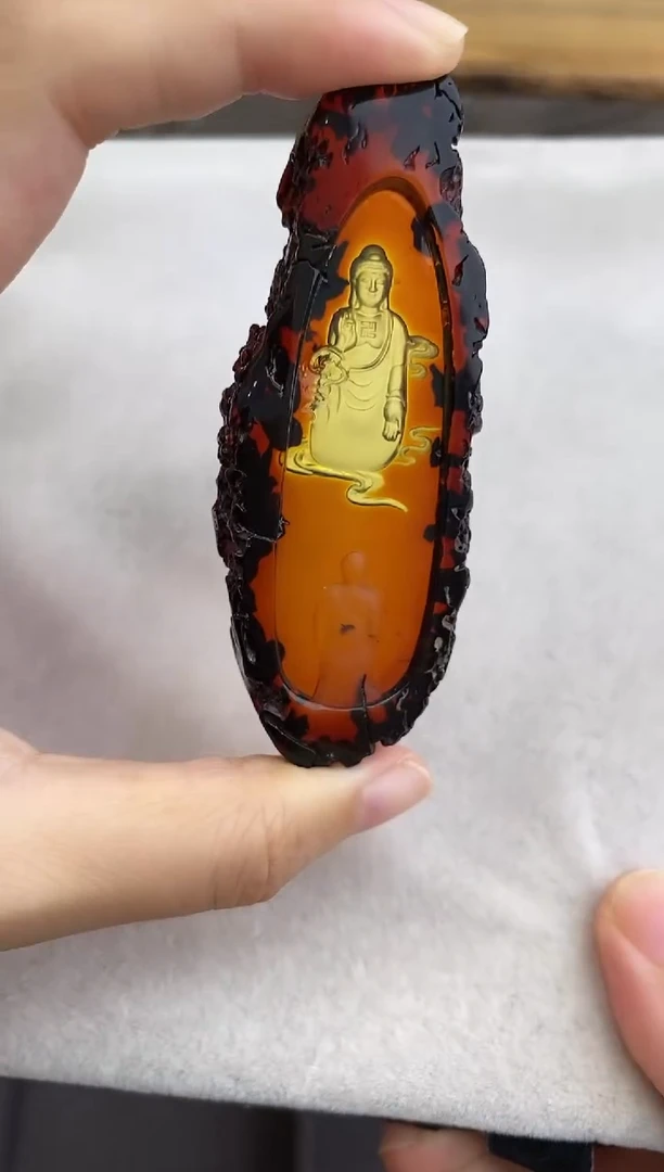 未镶嵌定制琥珀10927050-吊坠
