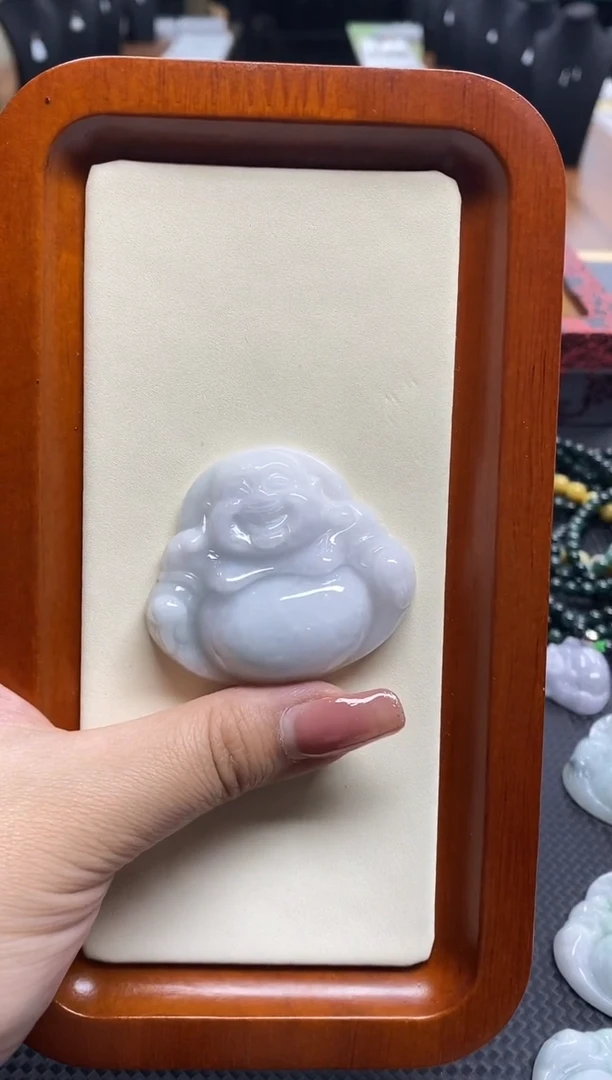 翡翠未镶嵌项链338天然缅甸A货翡翠