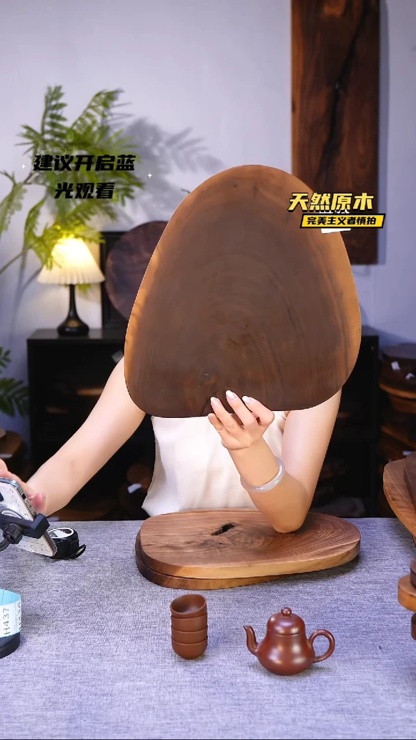 木北美黑胡桃原木.干裂疤结不属于商品质量问题完美主义者慎拍