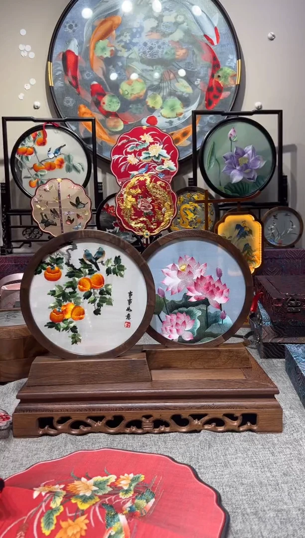 刺绣纯手工苏绣双面绣