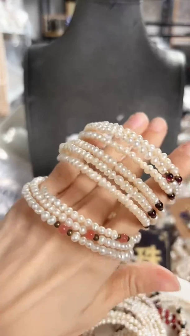 【闪购商品】淡水珍珠珠宝奇石未镶嵌HS手牌一个随机发