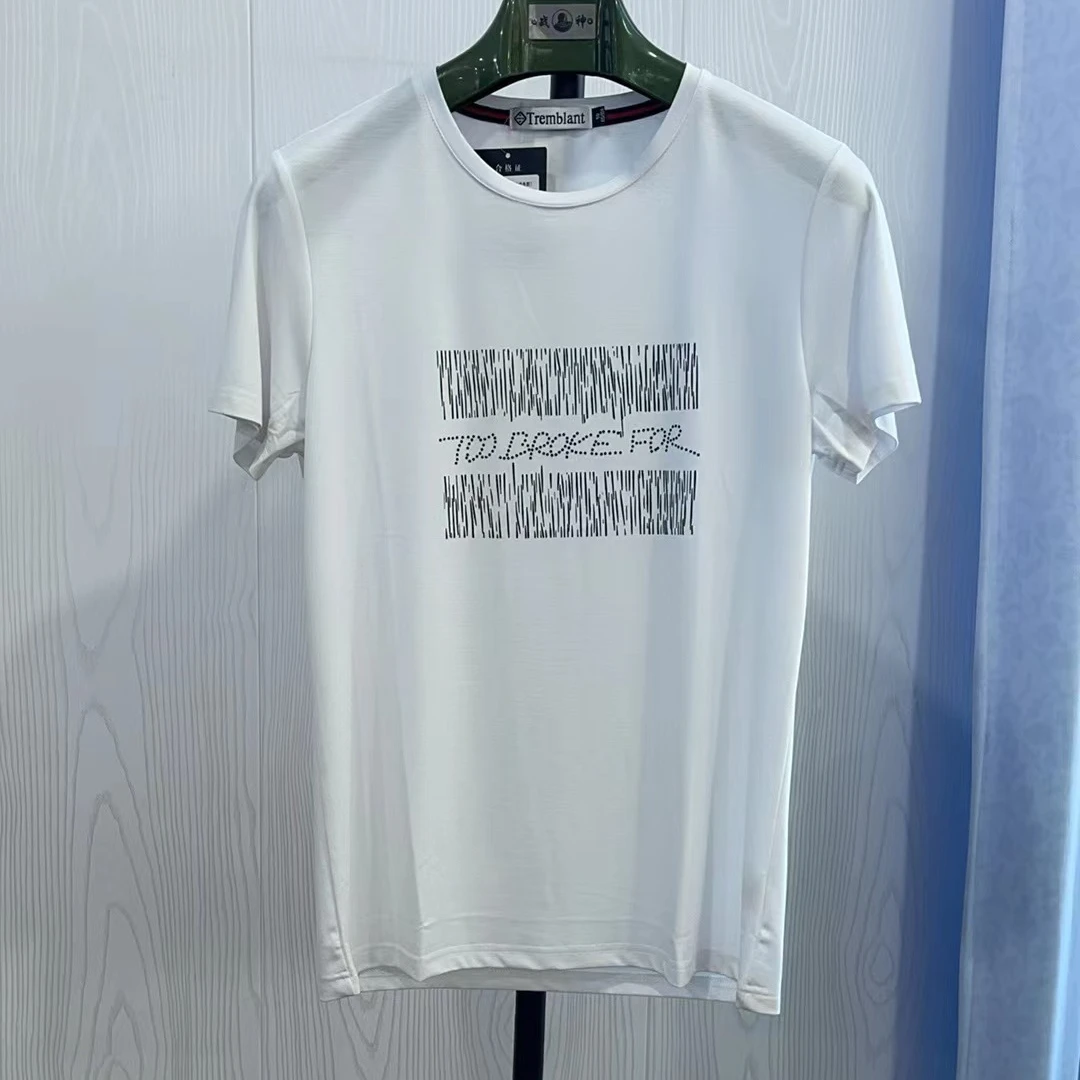 TR-8577男款短袖T恤时尚印花