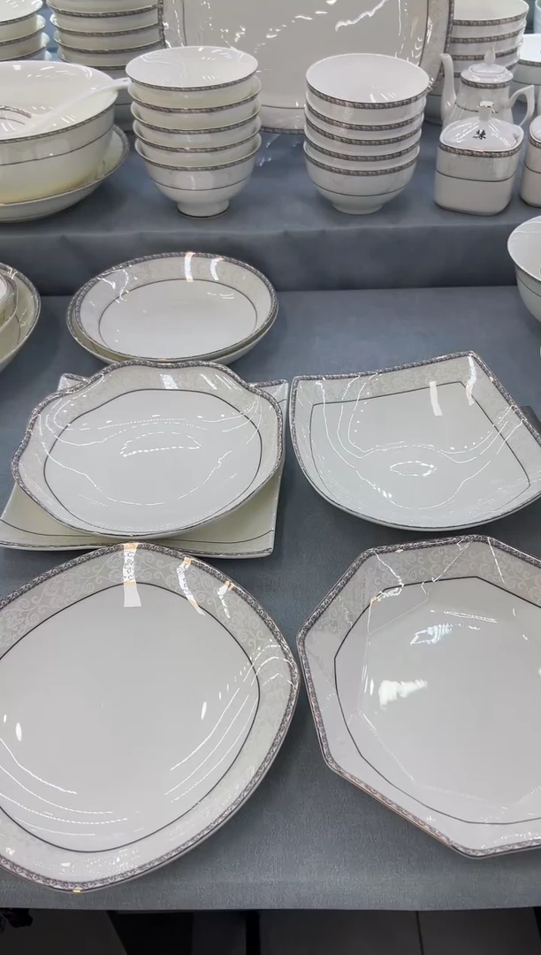 骨瓷玲珑8三角2个8贵龙2个
