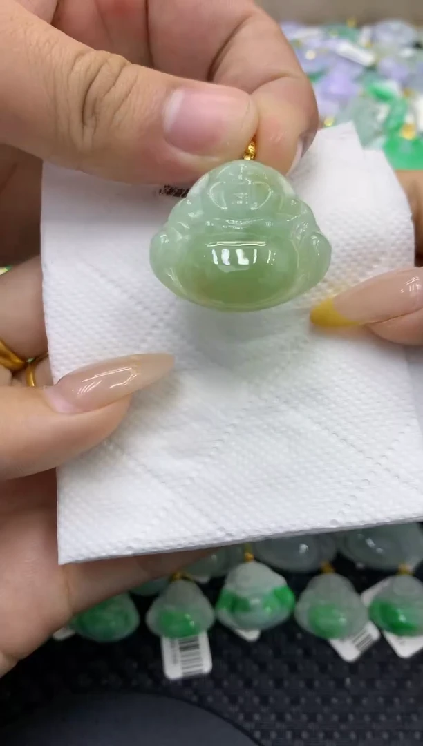 颈饰未镶嵌翡翠天然缅甸翡翠A货