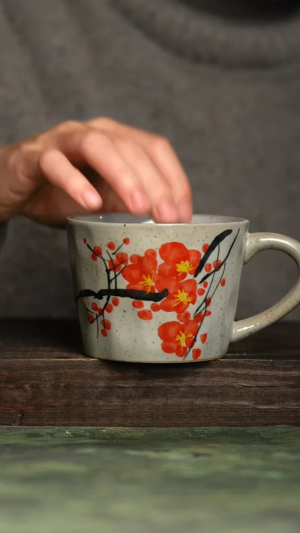【闪购商品】杯青诗手工手绘瓷器