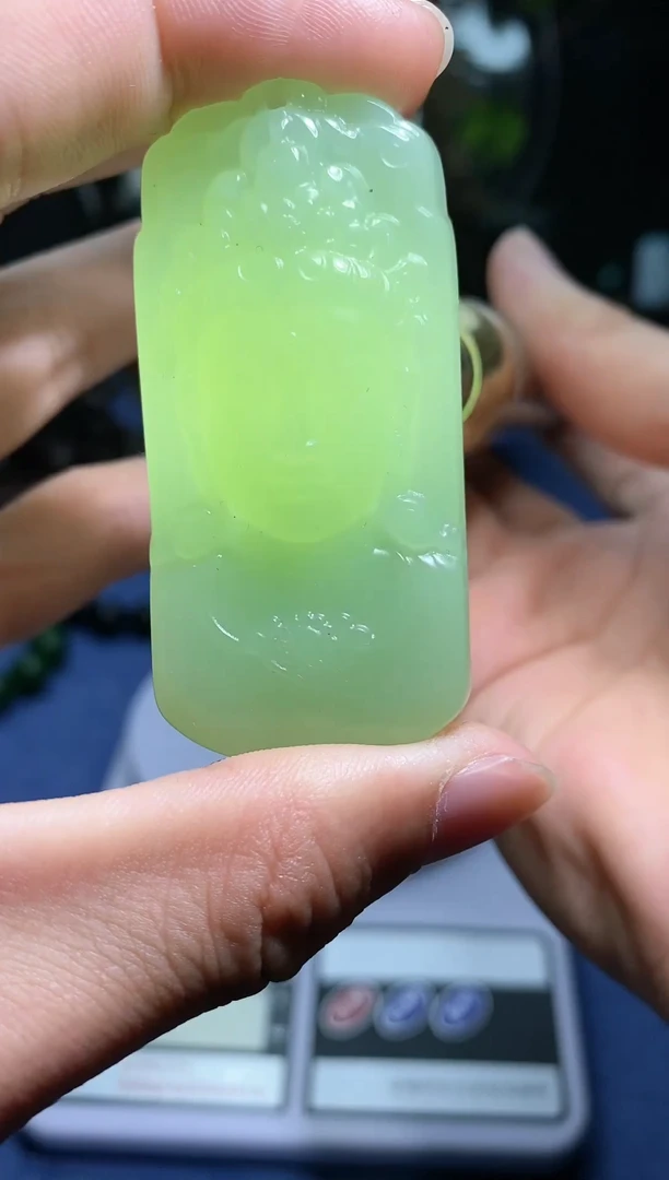 【闪购商品】和田玉颈饰未镶嵌青海料度母观音