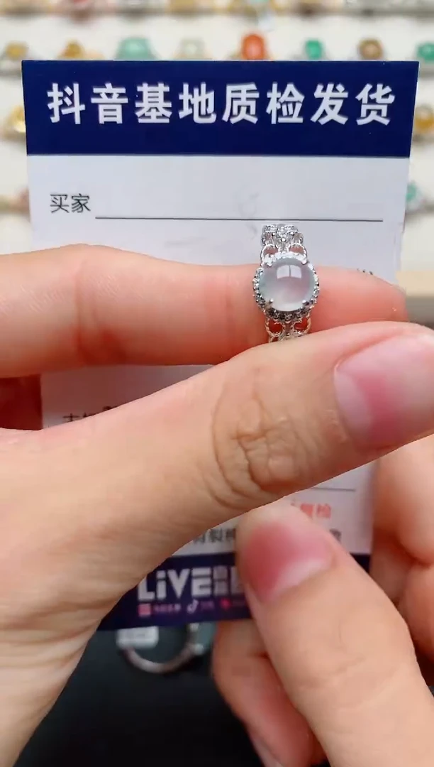 【闪购商品】翡翠戒指银S925镶嵌......