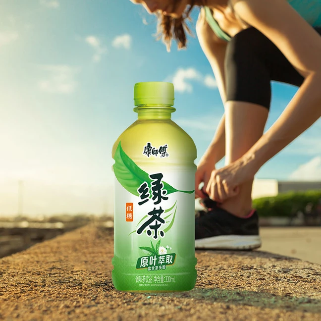 康师傅低糖绿茶300ML火锅必备