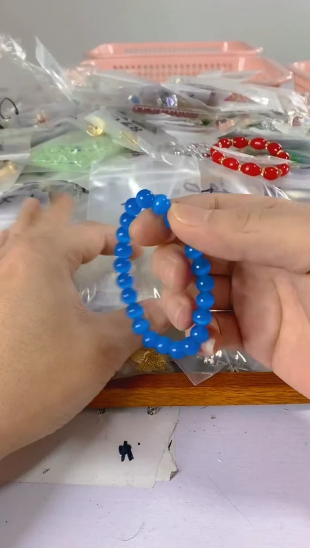 【闪购商品】水晶颈饰银S925镶嵌217红宝，蓝宝，多样性发一件赠链