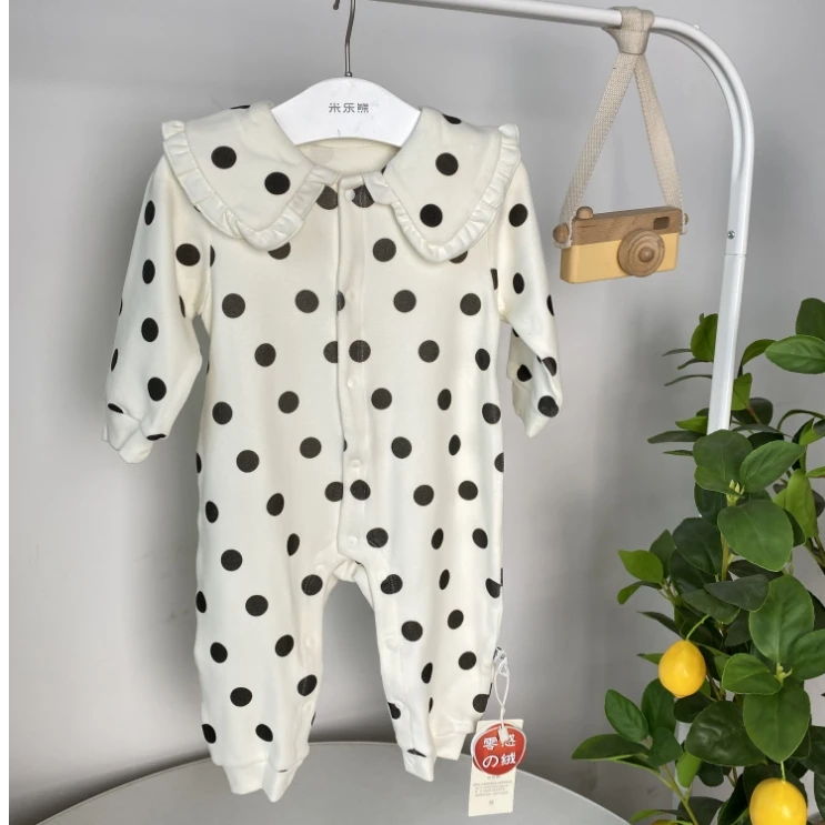 【4217】 米乐熊 圆点哈衣