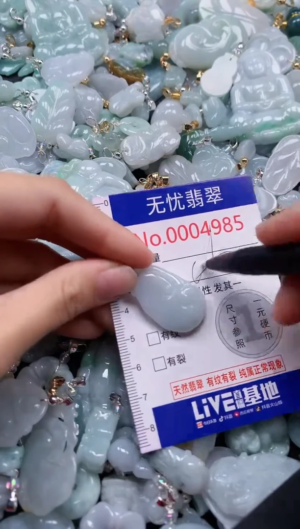 颈饰未镶嵌翡翠4985