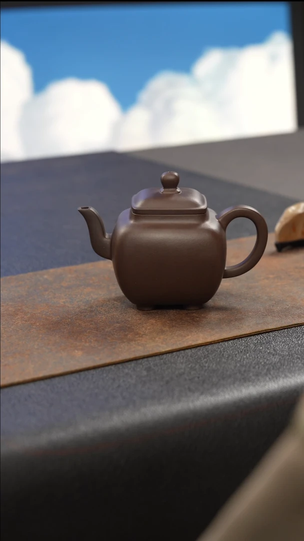 茶壶紫砂鸣远四方