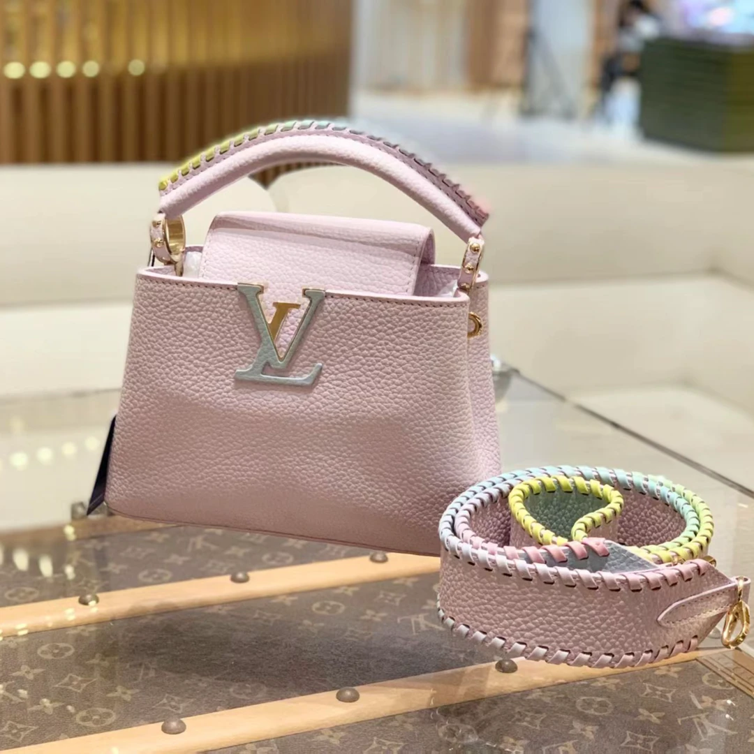 99新 LouisVuitton/路易威登 壹臻/capucines mini包 60895835
