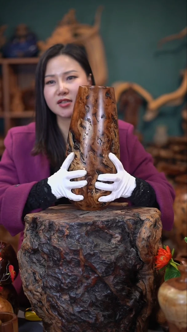 【闪购商品】枣木雷击枣木鸡心罐