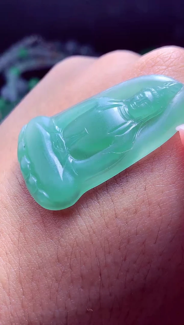 未镶嵌定制翡翠庞**#翡翠毛货定制