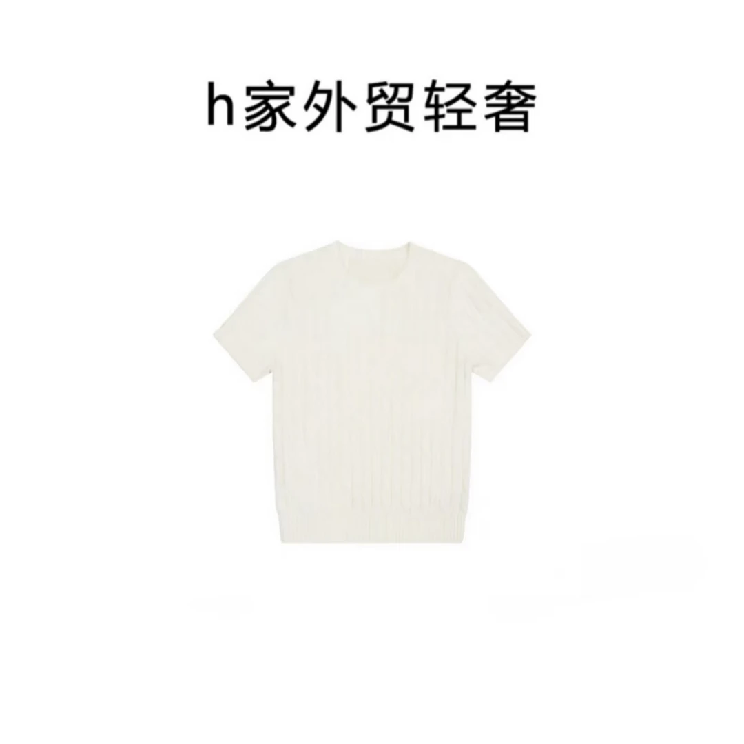 【胡哥海淘】RL拉夫美式麻花小马刺绣短袖女T恤简约百搭针织夏季