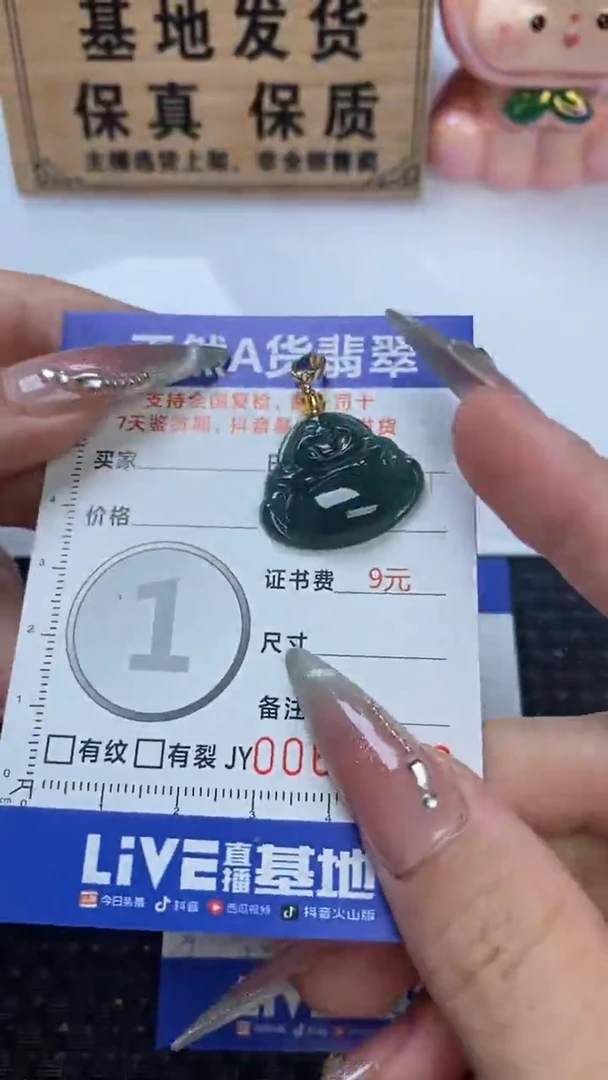 颈饰未镶嵌翡翠